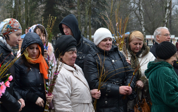Вербное воскресенье в Борисовском благочинии
