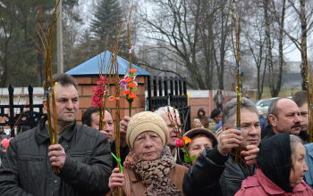 Вербное воскресенье в Борисовском благочинии