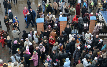 Вербное воскресенье в Борисовском благочинии