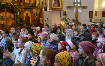 Детский пасхальный праздник в Печах