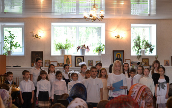 Пасха 2012: Детский концерт в храме Рождества Христова