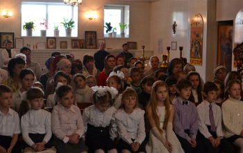 Пасха 2012: Детский концерт в храме Рождества Христова