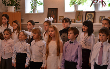 Пасха 2012: Детский концерт в храме Рождества Христова