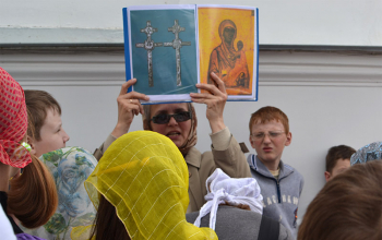 Дети из лагеря «Истоки» в Полоцке