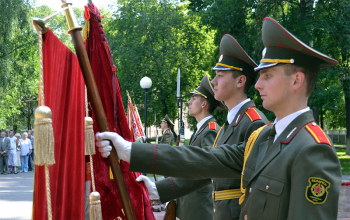 Митинг у памятника жертвам фашизма