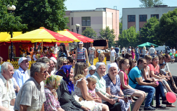 Концерт у Дворца культуры