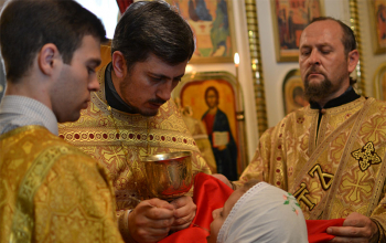 Божественная Литургия в храме Александра Невского