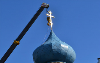 Демонтирован купол храма Рождества Христова