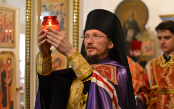 Поздравление епископу Борисовскому Вениамину с Днём Ангела