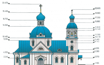 Продолжается строительство храма в Лядищах