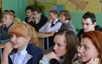 Беседа протоиерея Александра Вербило с учащимися средней школы №20