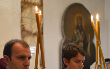 Литургия и хиротония в храме Александра Невского в 18-ую неделю по Пятидесятнице