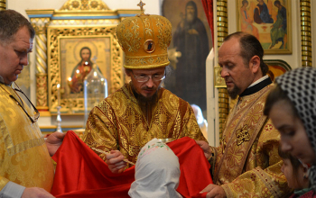Литургия и хиротония в храме Александра Невского в 18-ую неделю по Пятидесятнице