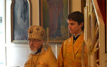 Литургия и хиротония в храме Александра Невского в 18-ую неделю по Пятидесятнице