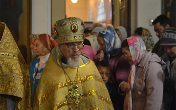 Литургия и хиротония в храме Александра Невского в 18-ую неделю по Пятидесятнице