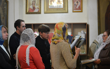 Литургия и хиротония в храме Александра Невского в 18-ую неделю по Пятидесятнице