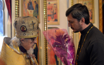 Отец Иоанн Мисеюк принимал поздравления с Днем Ангела