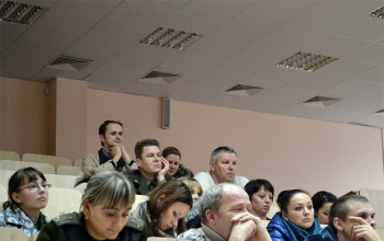 Лекция священника Сергия Башкирова в Институте МЧС