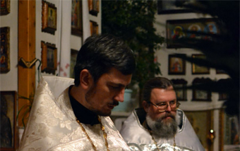 Протоиерей Александр Вербило посетил храм Архистратига Михаила в Лошнице