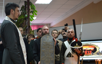 В храм Святой Живоначальной Троицы передали памятную доску в честь И.Х. Колодеева