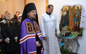Владыка Вениамин освятил придел Почаевской иконы Божией Матери в зембинском храме