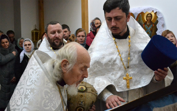 Владыка Вениамин освятил придел Почаевской иконы Божией Матери в зембинском храме