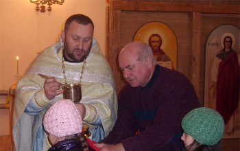 Первая Божественная Литургия в д. Ганцевичи