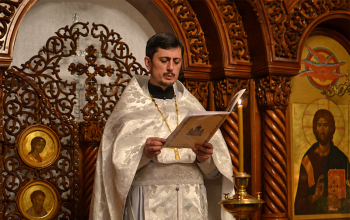 Рождественская служба в храме Рождества Христова в г.Борисове