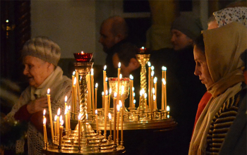 Рождественская служба в храме Рождества Христова в г.Борисове