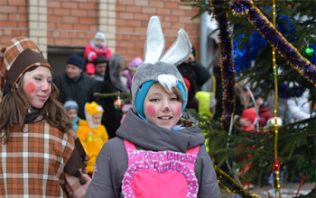 Рождественская ёлка в храме Рождества Христова