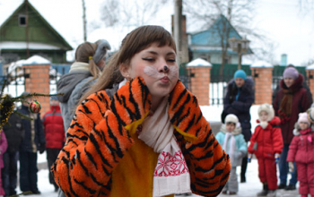 Рождественская ёлка в храме Рождества Христова