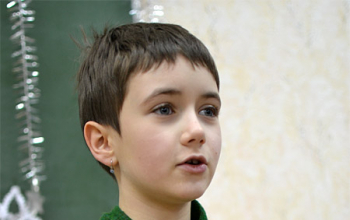 Дети из Воскресной школы выступили в СШ № 2