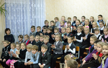 Дети из Воскресной школы выступили в СШ № 2