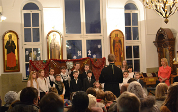 Рождество 2012/13: Детский концерт в храме Рождества Христова