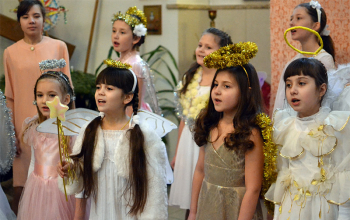 Рождество 2012/13: Утренник в храме Димитрия Донского