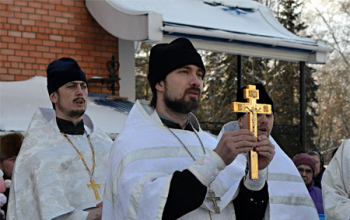 Великое освящение воды в Крещенский Сочельник