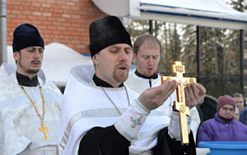 Великое освящение воды в Крещенский Сочельник