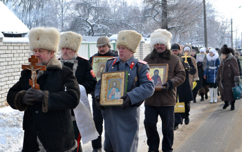 Освящение воды в р.Березине