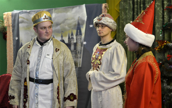 Рождественское представление в социальном приюте