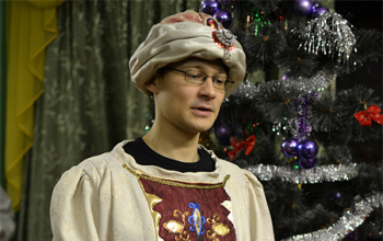 Рождественское представление в социальном приюте