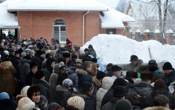 Великое освящение воды в Крещенский Сочельник
