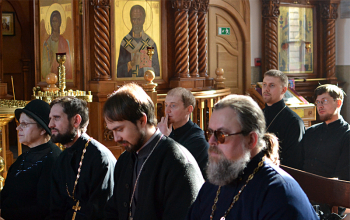 Епископ Борисовский Вениамин провел собрание с духовенством Борисовского и Крупского благочиний