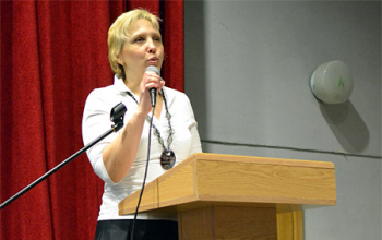 Протоиерей Александр Вербило выступил на родительском собрании в гимназии № 3