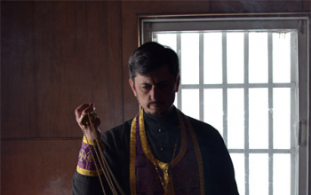 Протоиерей Александр Вербило освятил молитвенную комнату в д. Нивки