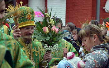 Вербное Воскресение в приходах Борисовского благочиния