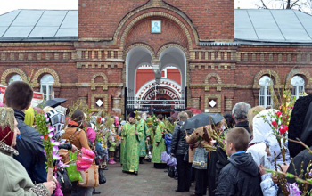 Вербное Воскресение в приходах Борисовского благочиния