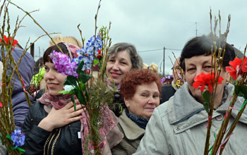 Вербное Воскресение в приходах Борисовского благочиния