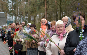 Вербное Воскресение в приходах Борисовского благочиния
