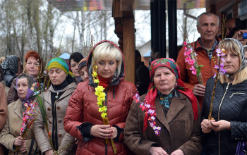 Вербное Воскресение в приходах Борисовского благочиния