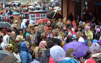 Вербное Воскресение в приходах Борисовского благочиния